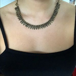 Bronze Leaf Design Necklace